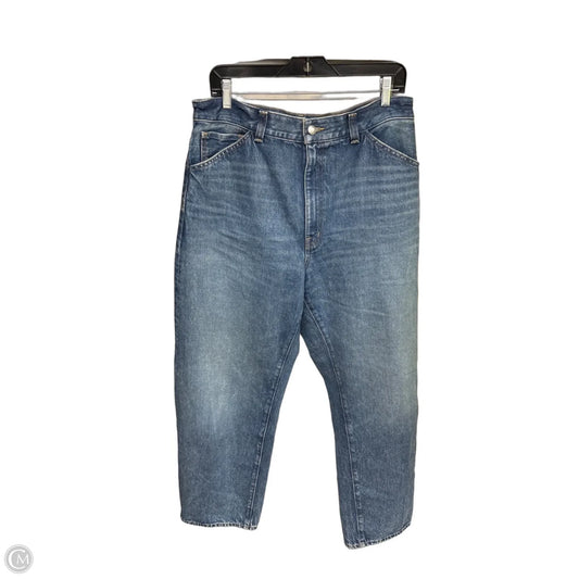 Jeans Wide Leg By Madewell In Blue Denim, Size: 12