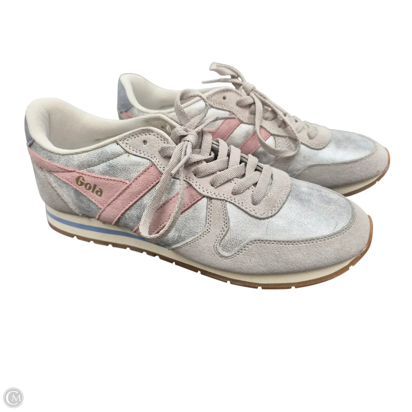 Shoes Sneakers By Gola In Pink & Silver, Size: 11
