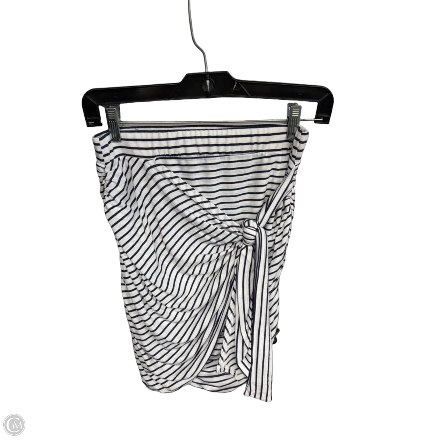Skirt Mini & Short By Sundry In Blue & White, Size: Xs