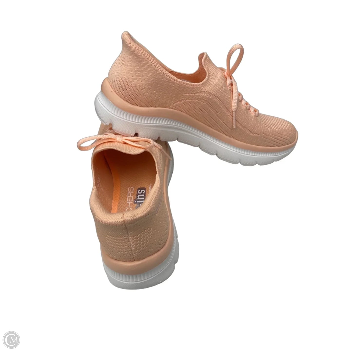 Shoes Athletic By Skechers In Orange, Size: 7.5