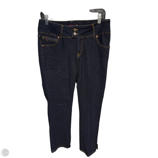 Jeans Boot Cut By Jordache In Blue Denim, Size: 12