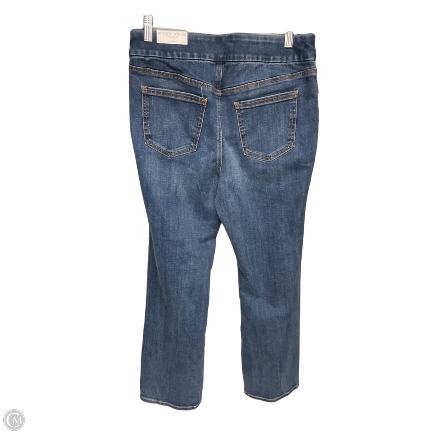 Jeans Boot Cut By Chicos In Blue Denim, Size: 10