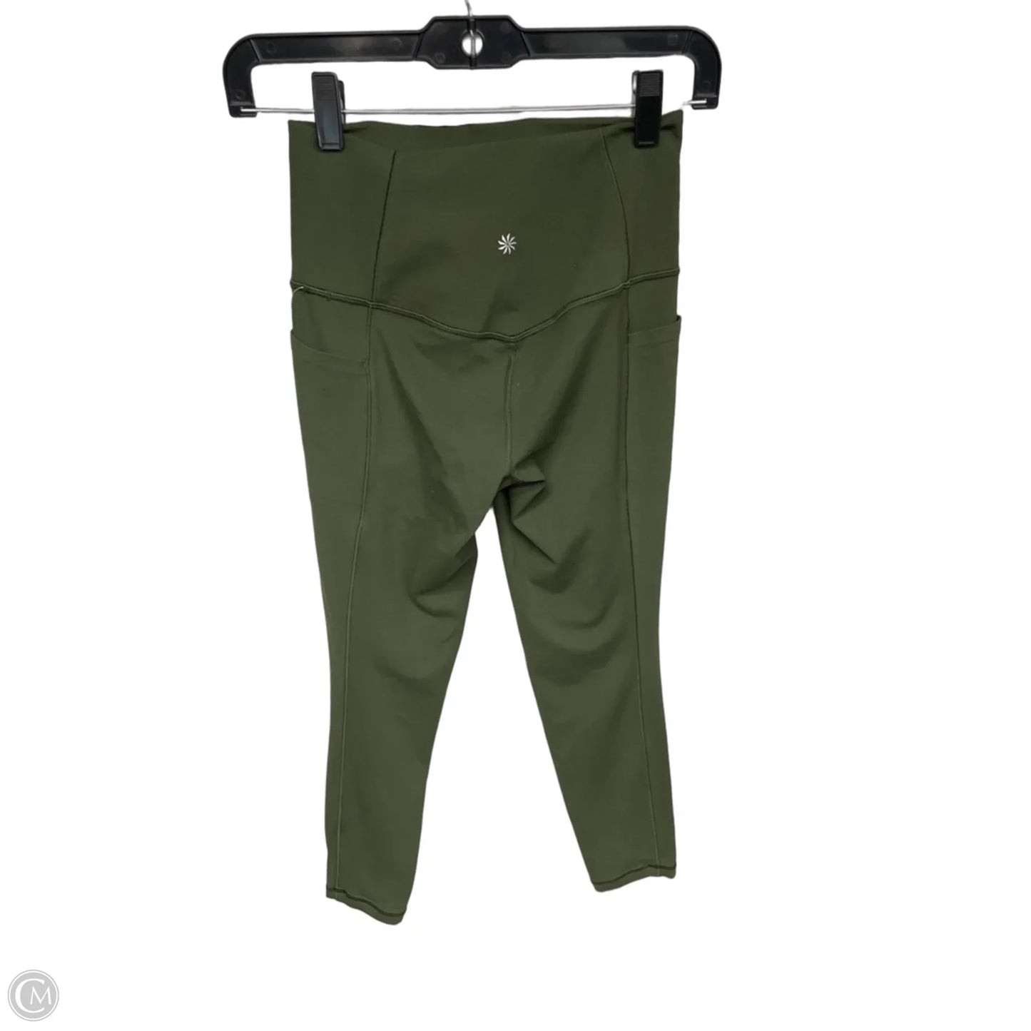 Athletic Capris By Athleta In Green, Size: Xs