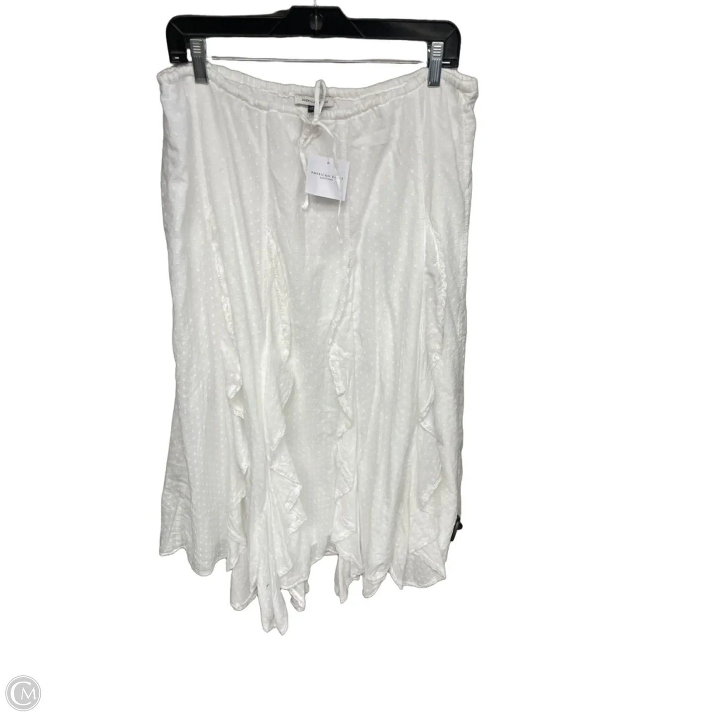 Skirt Maxi By American Eagle In White, Size: L