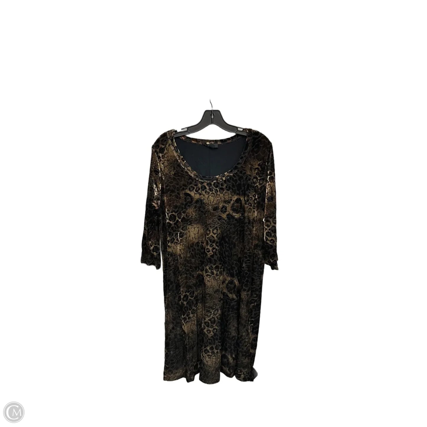 Dress Casual Short By Karen Kane In Animal Print, Size: 1x