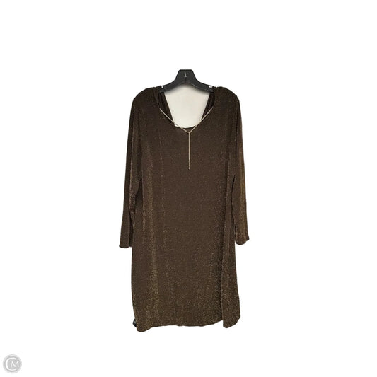 Dress Casual Short By Michael By Michael Kors In Brown, Size: 2x