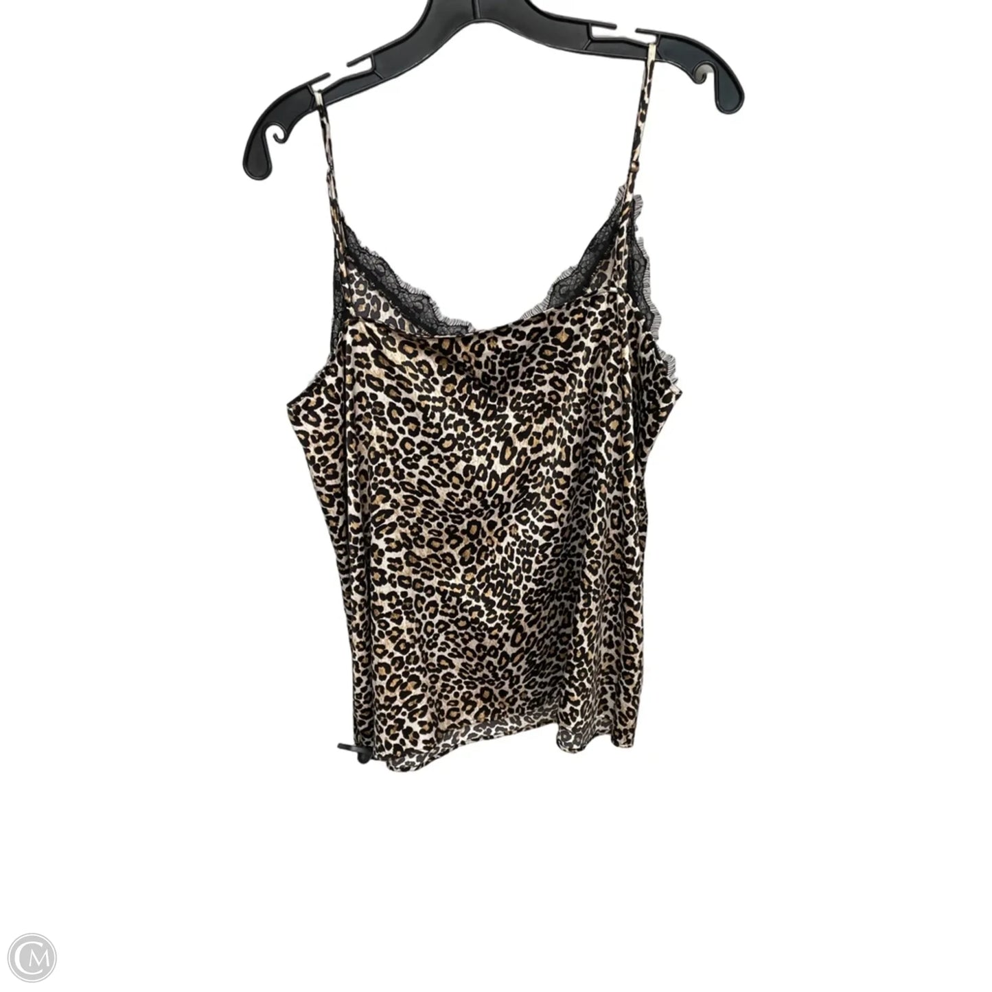 Top Sleeveless By Express In Animal Print, Size: Xl