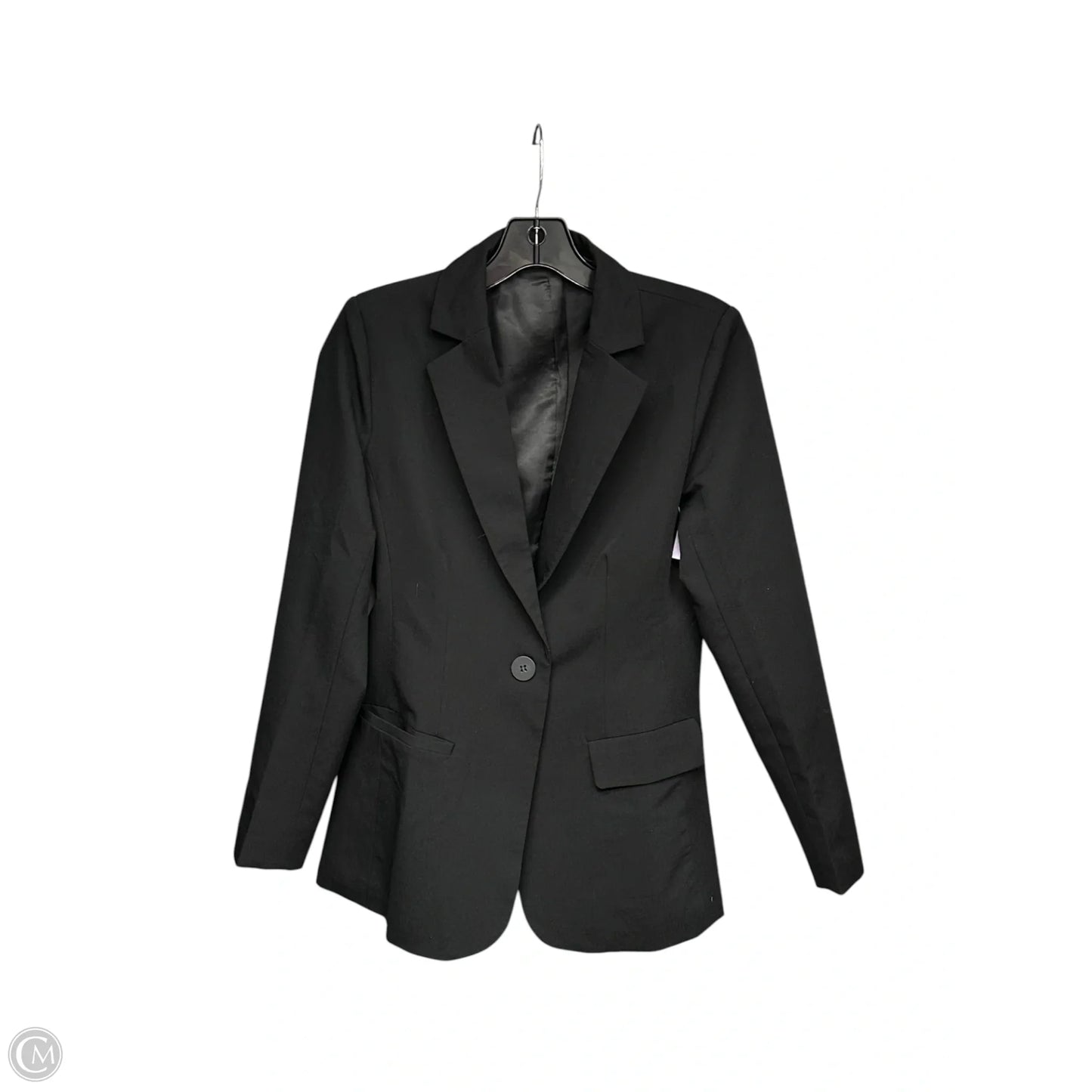 Blazer By Clothes Mentor In Black, Size: S