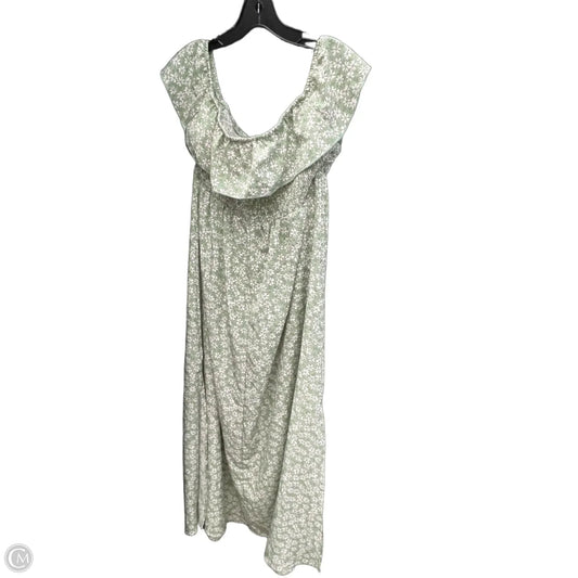 Dress Casual Maxi By Shein In Green, Size: Xl