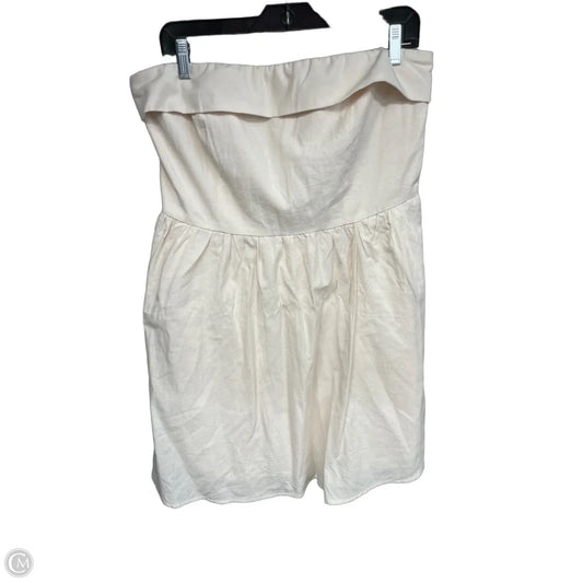 Dress Casual Short By Zesica In Cream, Size: Xl