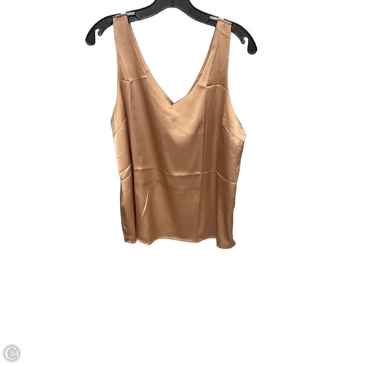 Top Sleeveless By Ekouaer In Bronze, Size: L