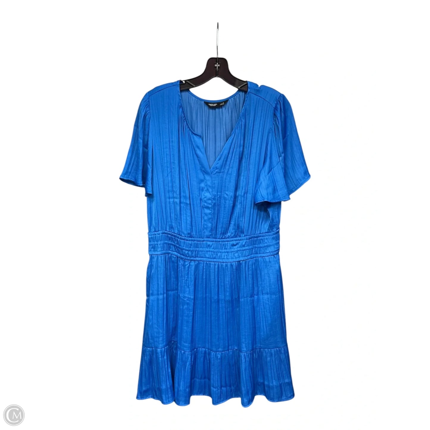 Dress Casual Short By Simply Vera In Blue, Size: L