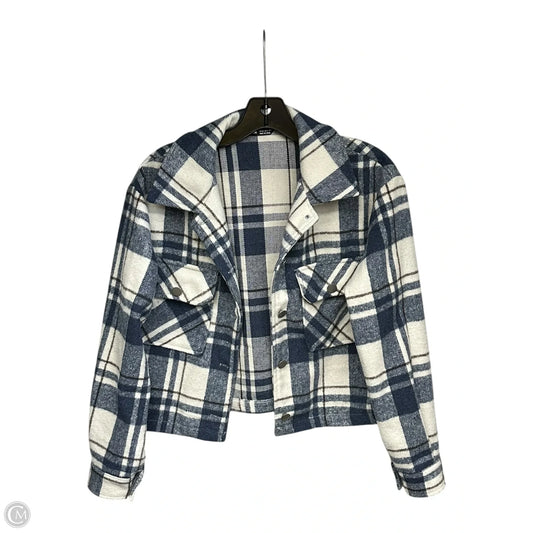 Jacket Other By Shein In Blue & White, Size: Xs
