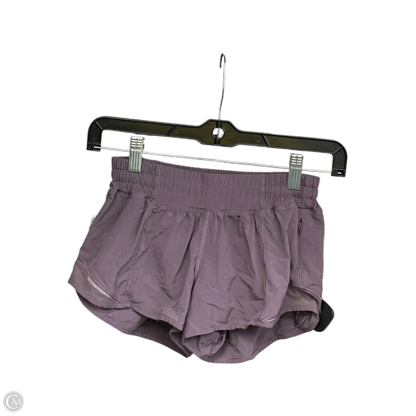Athletic Shorts By Lululemon In Purple, Size: 2