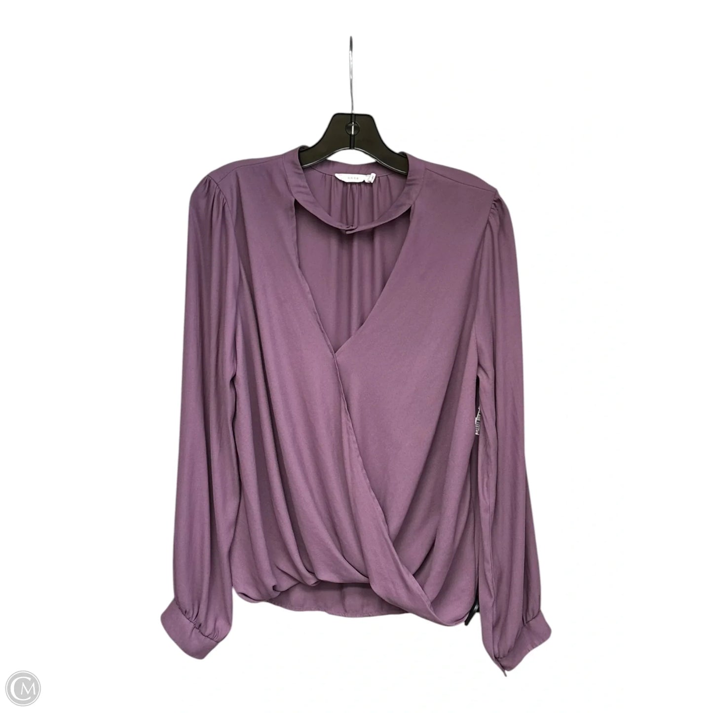 Top Long Sleeve By Lush In Purple, Size: L