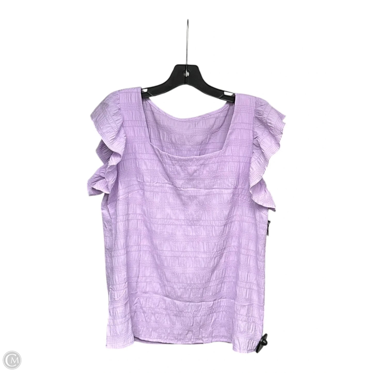 Top Short Sleeve By Clothes Mentor In Purple, Size: S