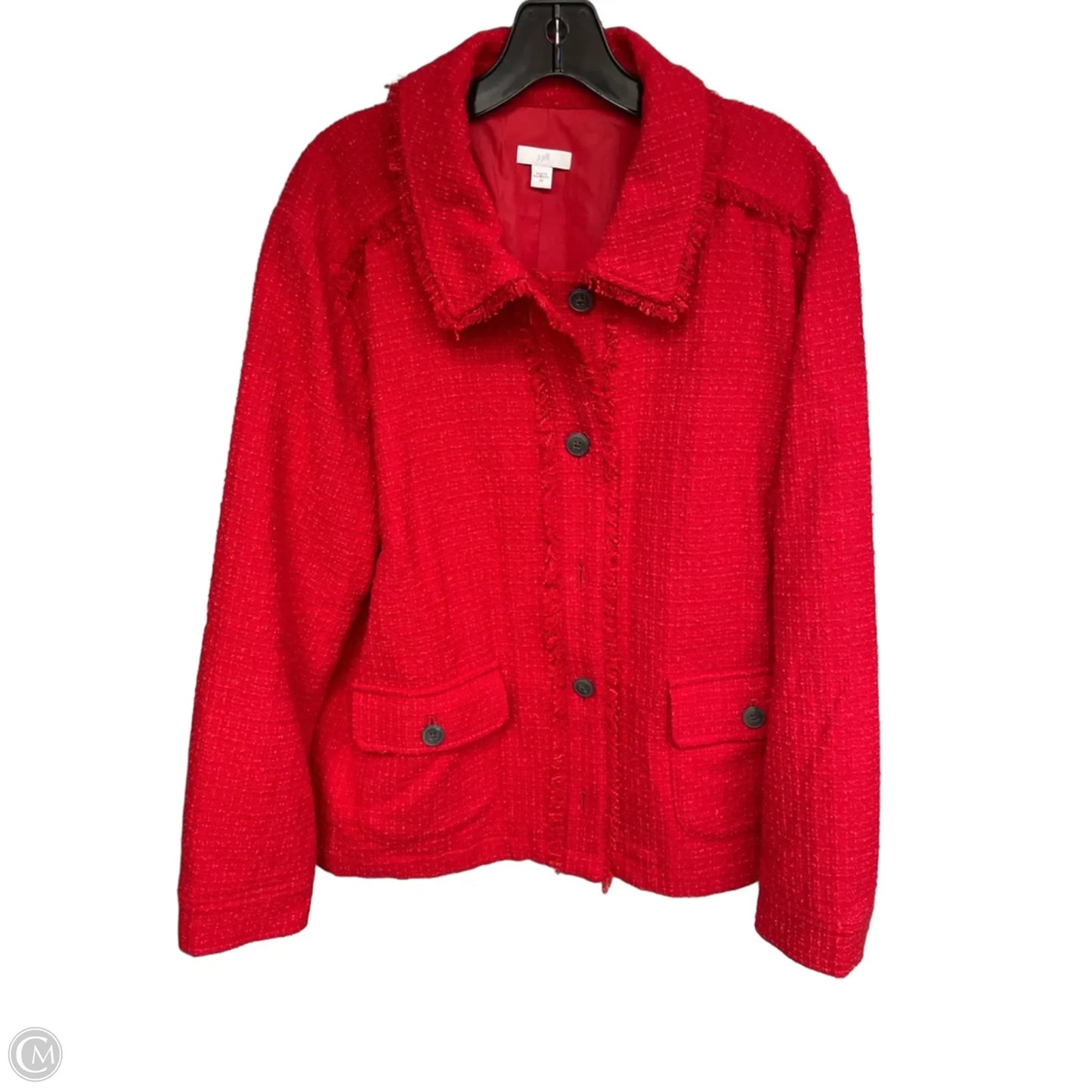 Jacket Other By J. Jill In Red, Size: 2x