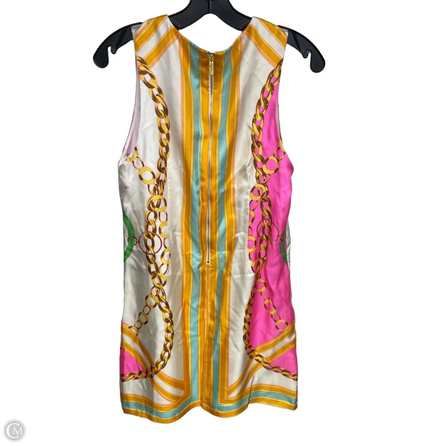 Dress Casual Short By Julie Brown In Pink & White, Size: 8