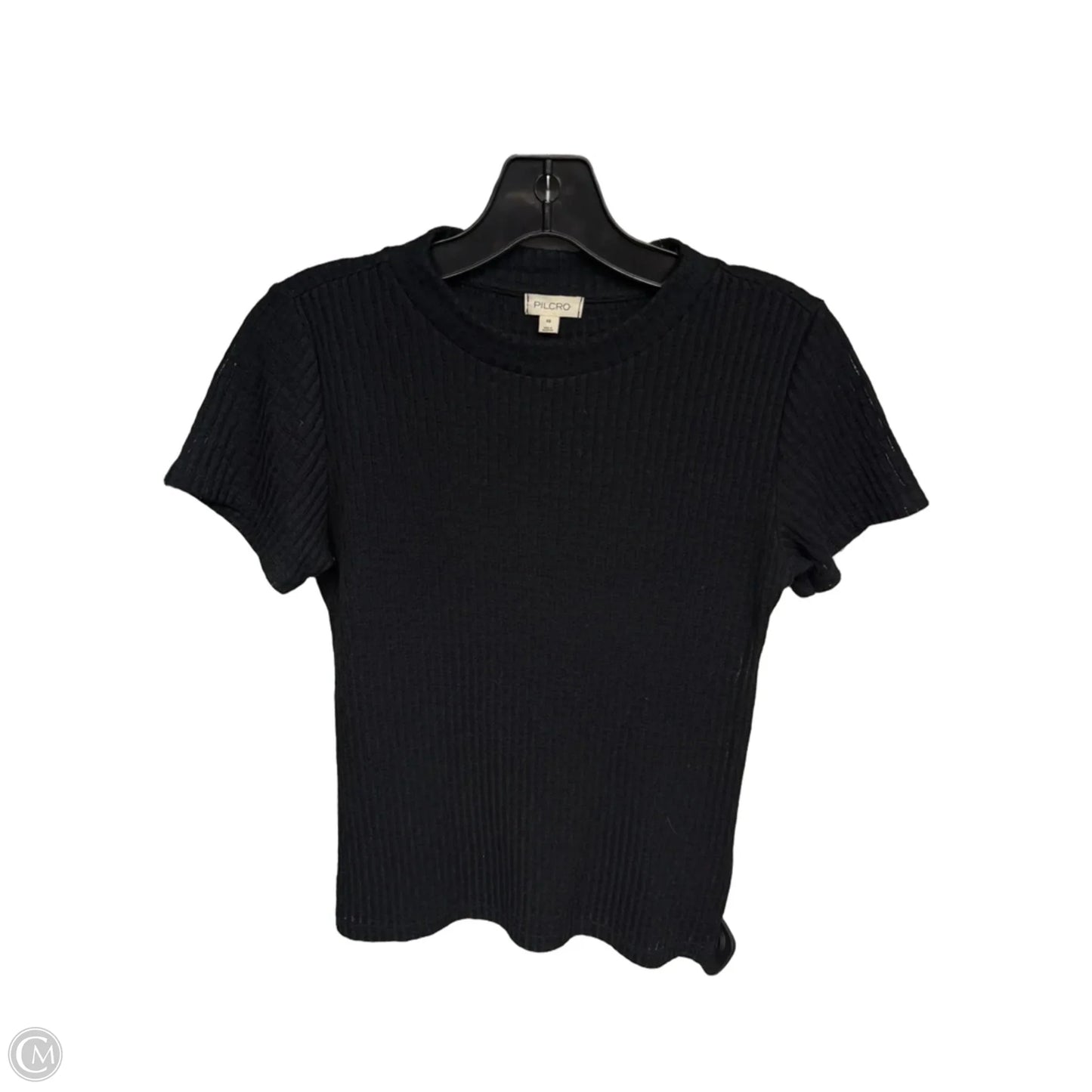Top Short Sleeve Basic By Pilcro In Black, Size: Xs