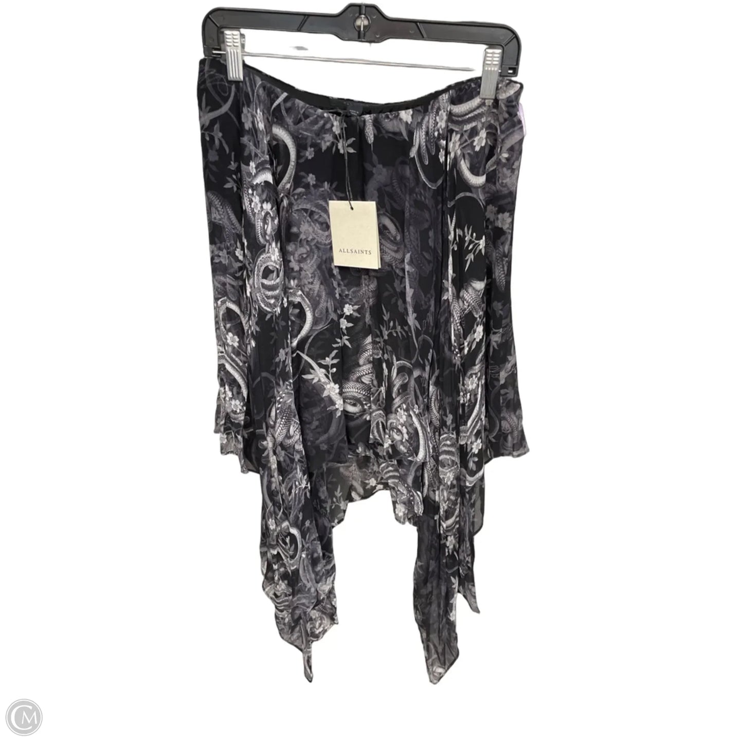 Skirt Designer By All Saints In Black, Size: 8