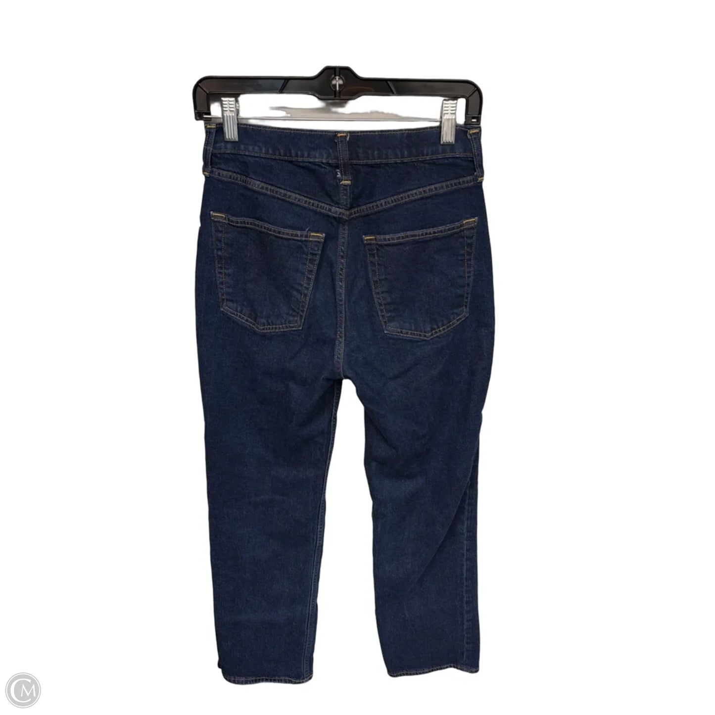 Jeans Straight By Gap In Blue Denim, Size: 4