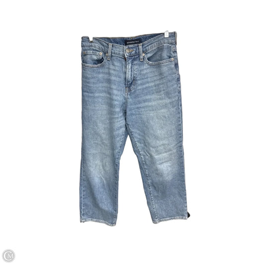 Jeans Wide Leg By Aeropostale In Blue Denim, Size: 4