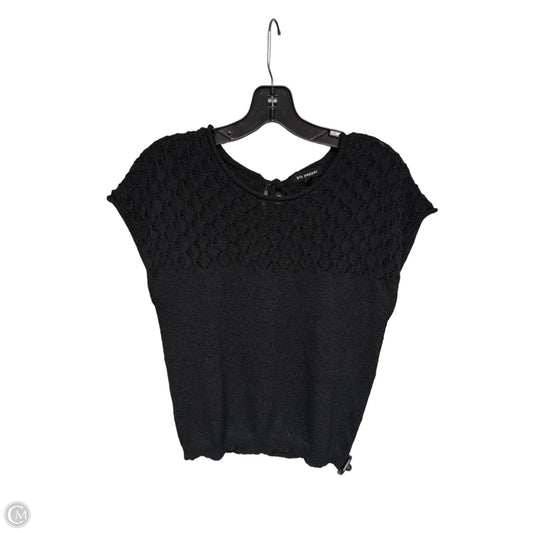 Top Short Sleeve By Clothes Mentor In Black, Size: M