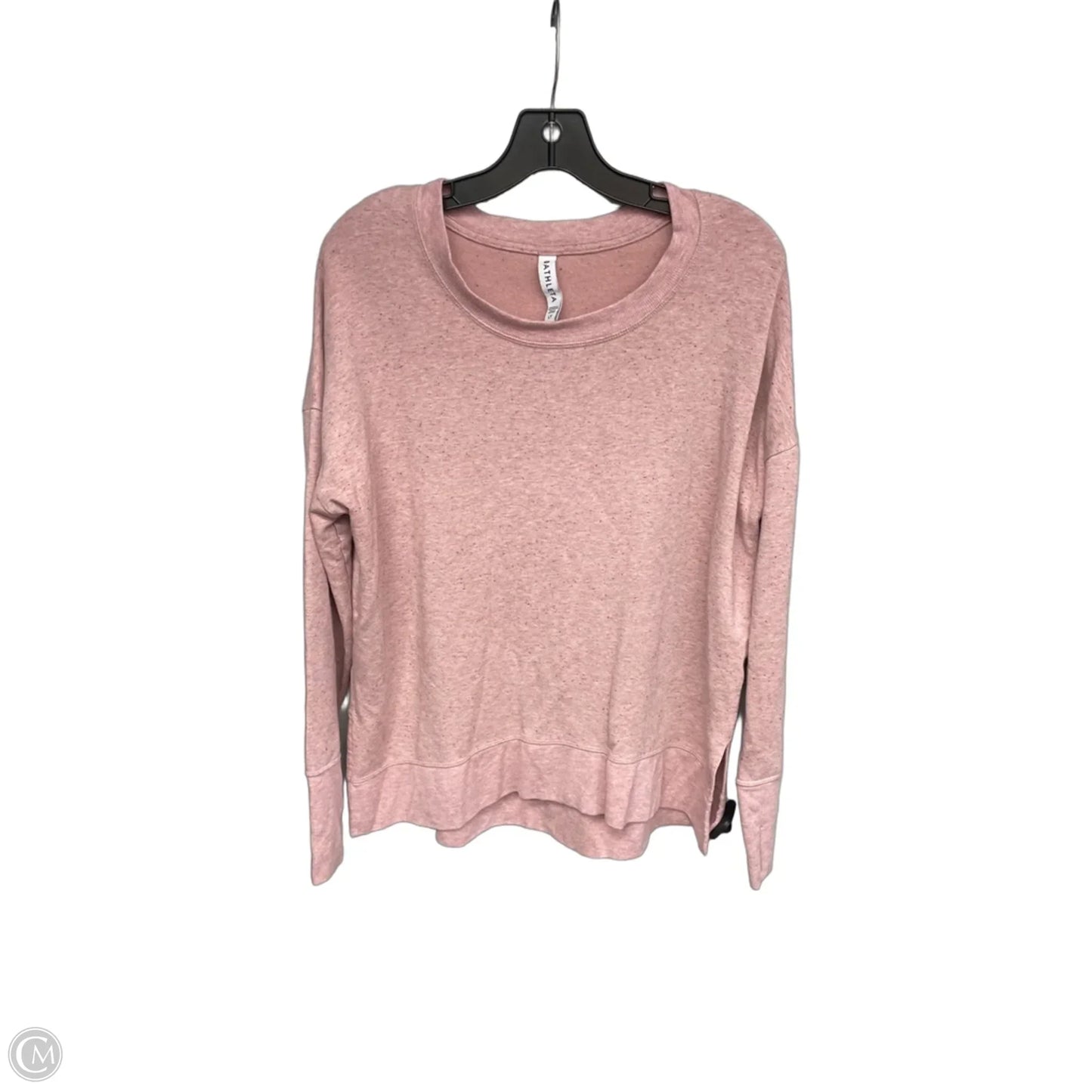 Sweatshirt Crewneck By Athleta In Pink, Size: L