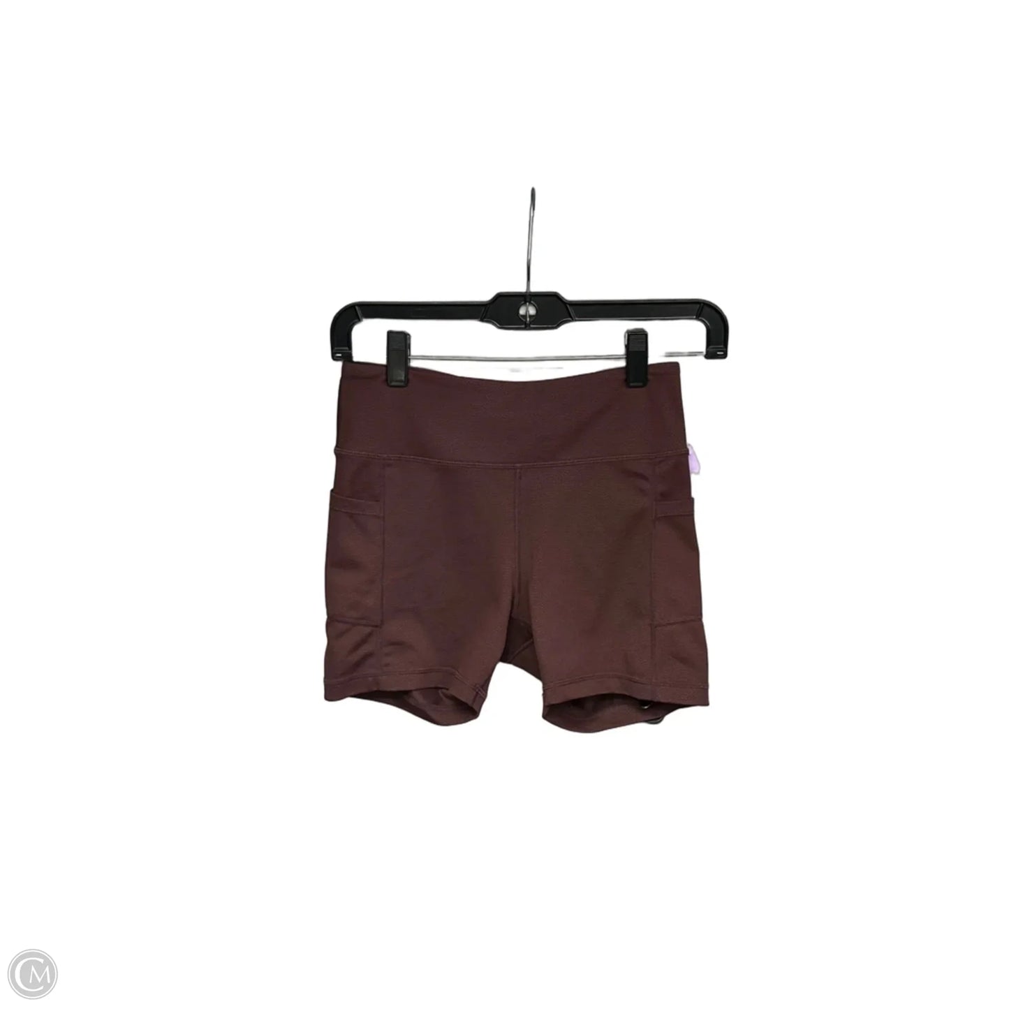 Athletic Shorts By Zyia In Brown, Size: S