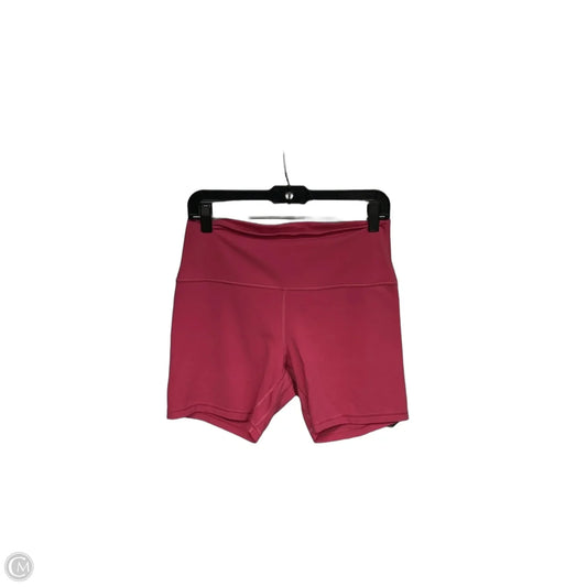 Athletic Shorts By Lululemon In Pink, Size: 12