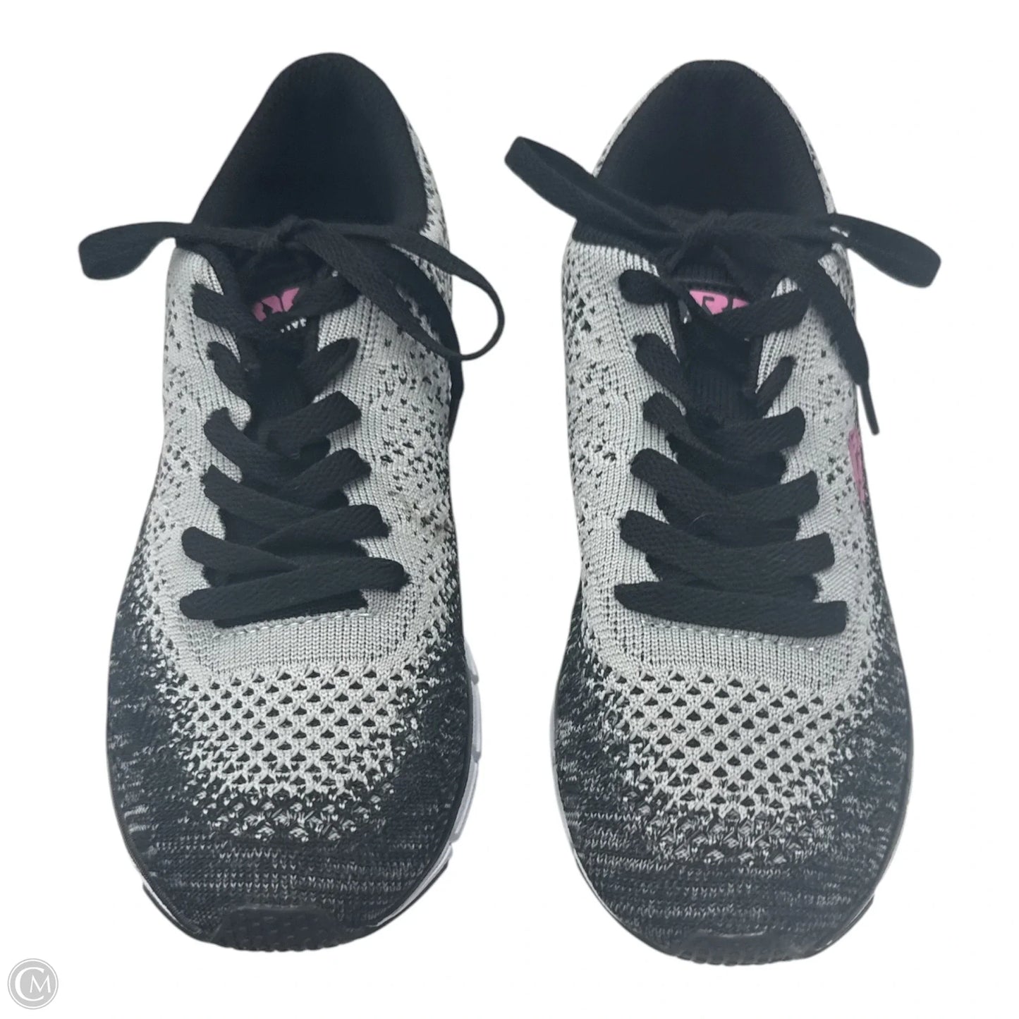 Shoes Athletic By Rbx In Black & Grey, Size: 7.5