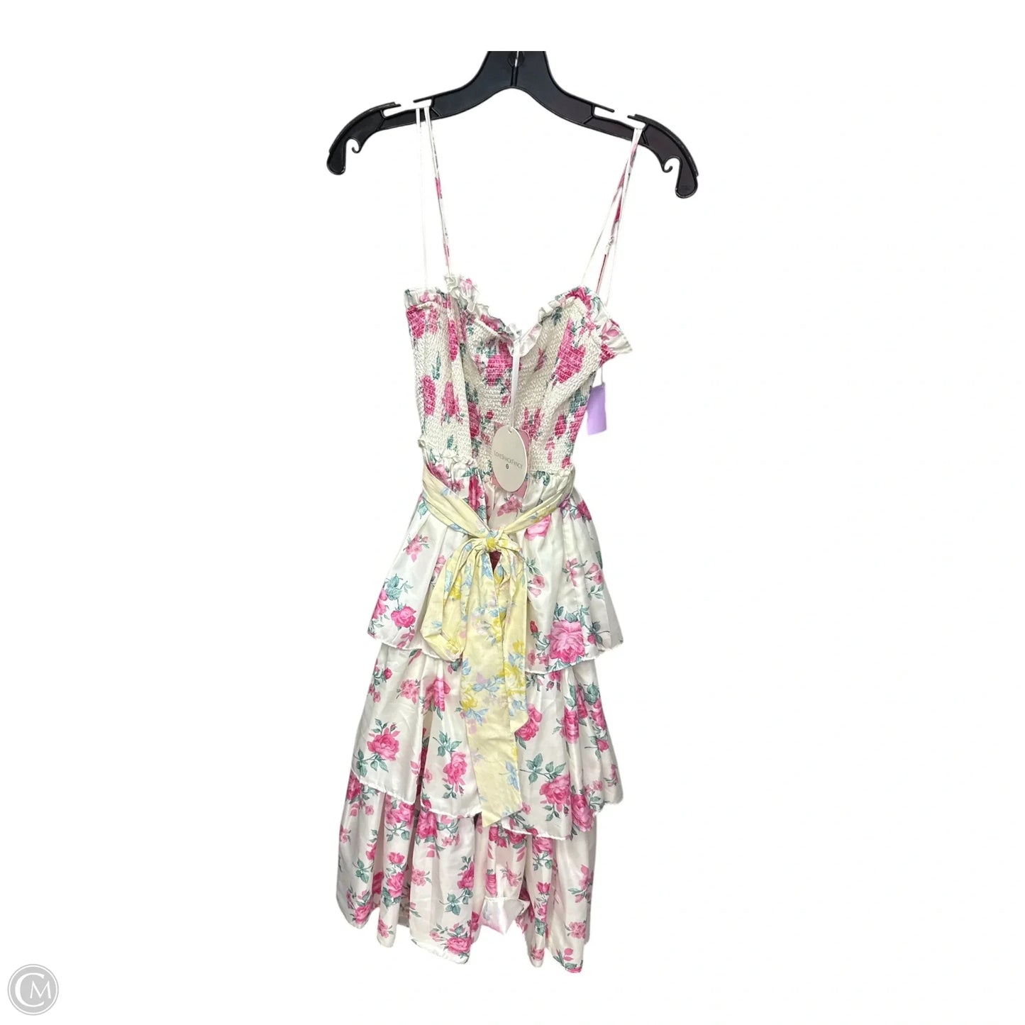 Dress Casual Maxi By Target-designer In Cream & Pink, Size: M