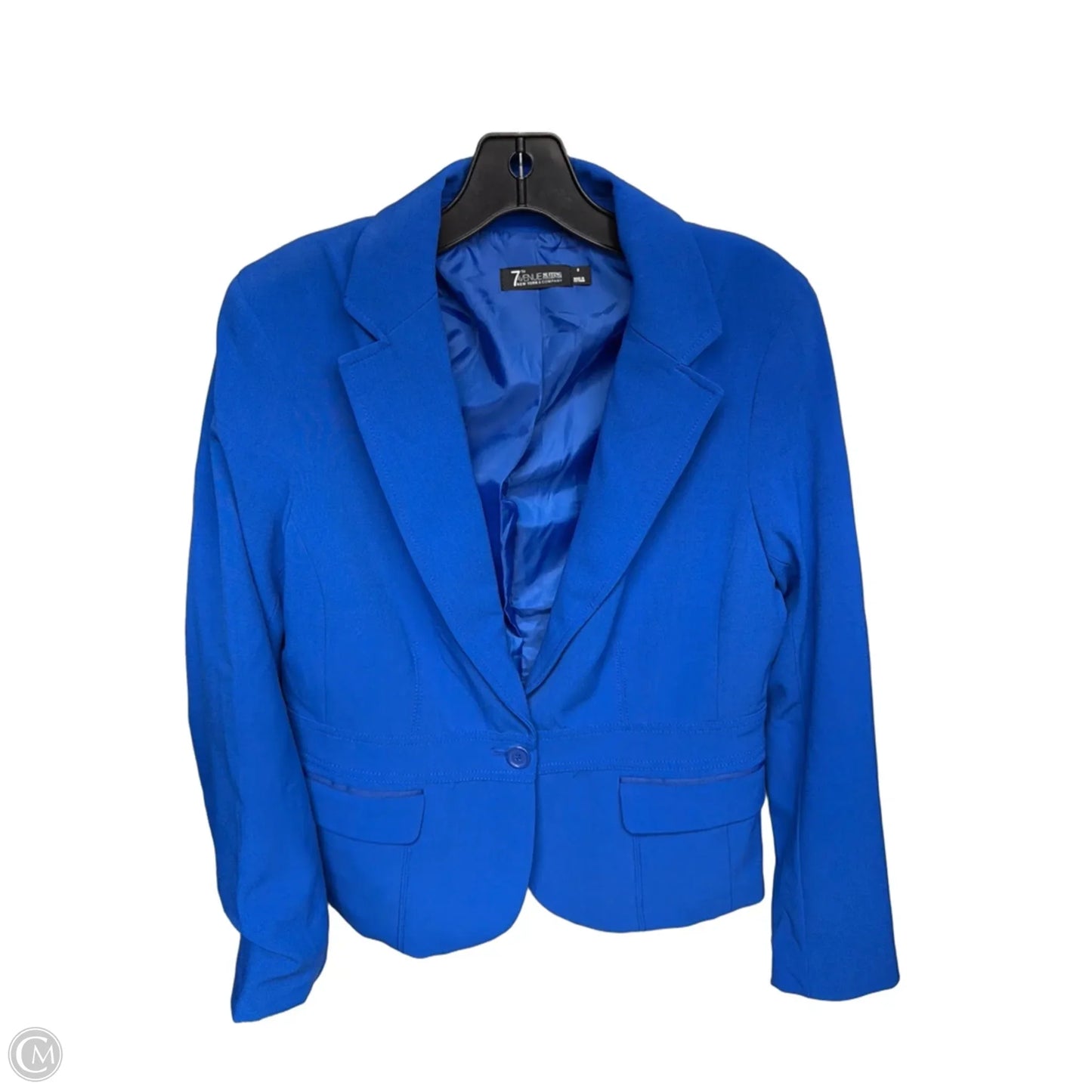Blazer By New York And Co In Blue, Size: 8
