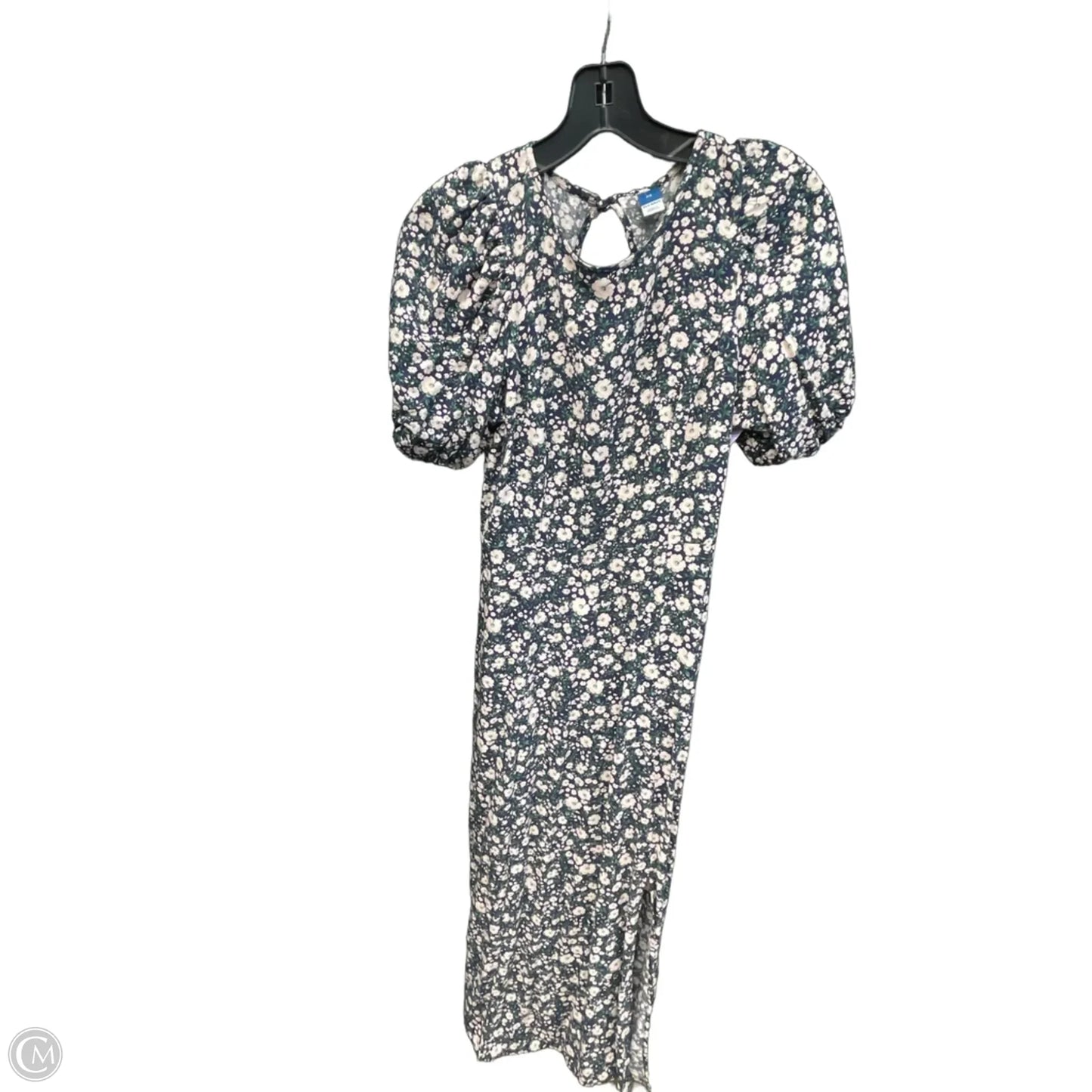 Dress Casual Midi By Old Navy In Floral Print, Size: Xs