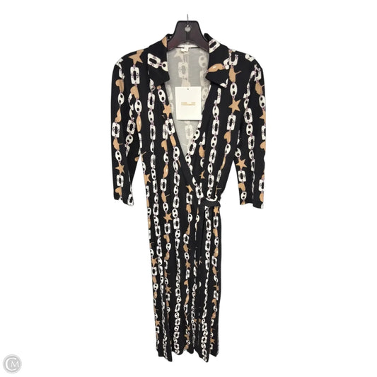 Dress Designer By Diane Von Furstenberg In Black & White, Size: M
