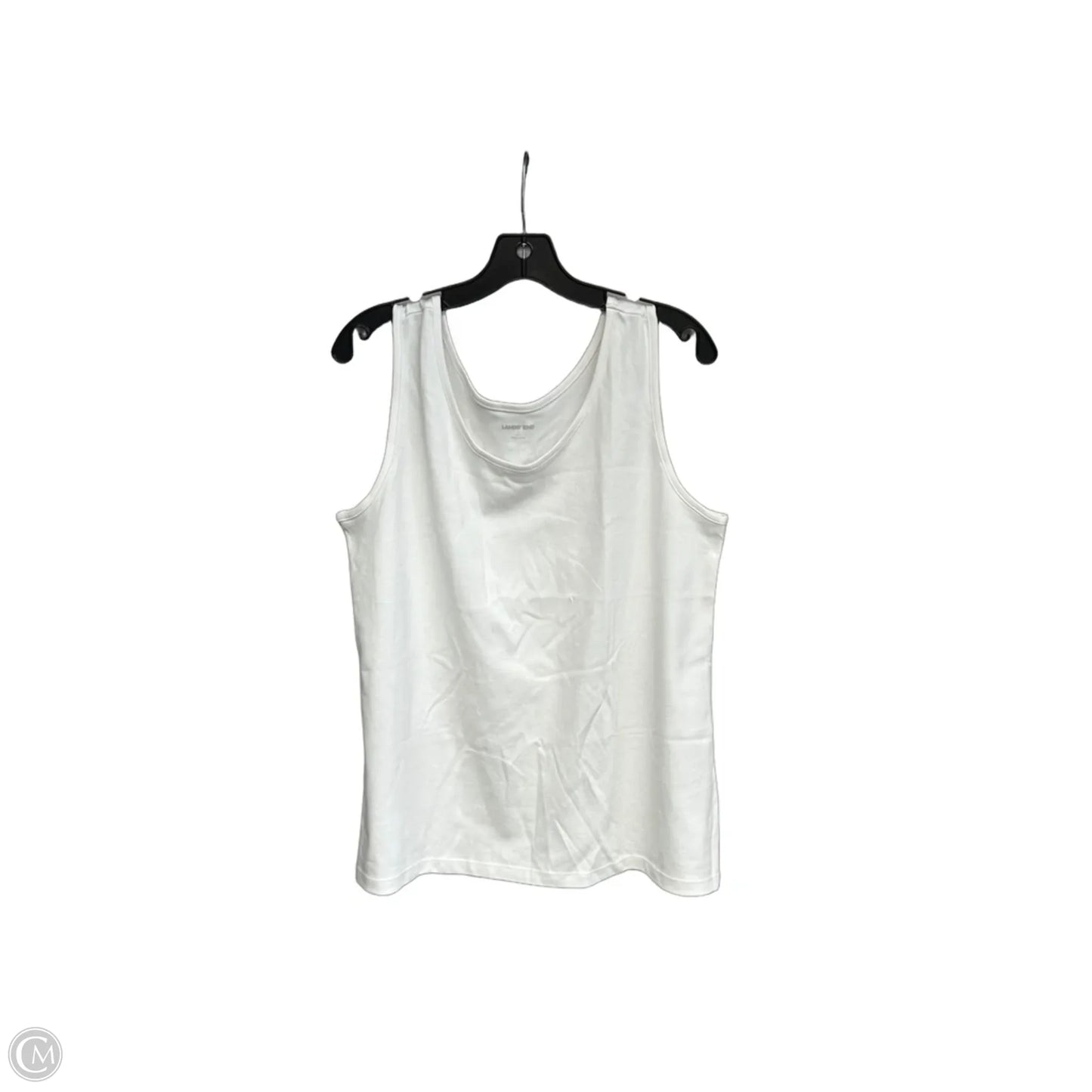 Tank Top By Lands End In White, Size: L