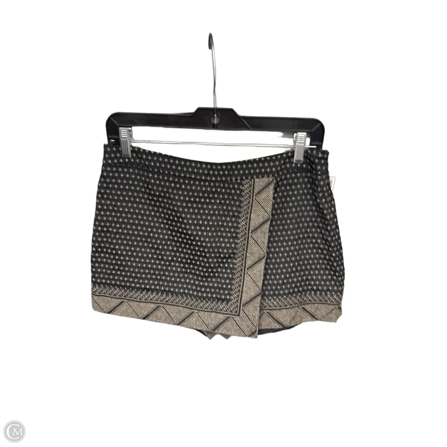 Skort By Bcbgmaxazria In Black & Tan, Size: S