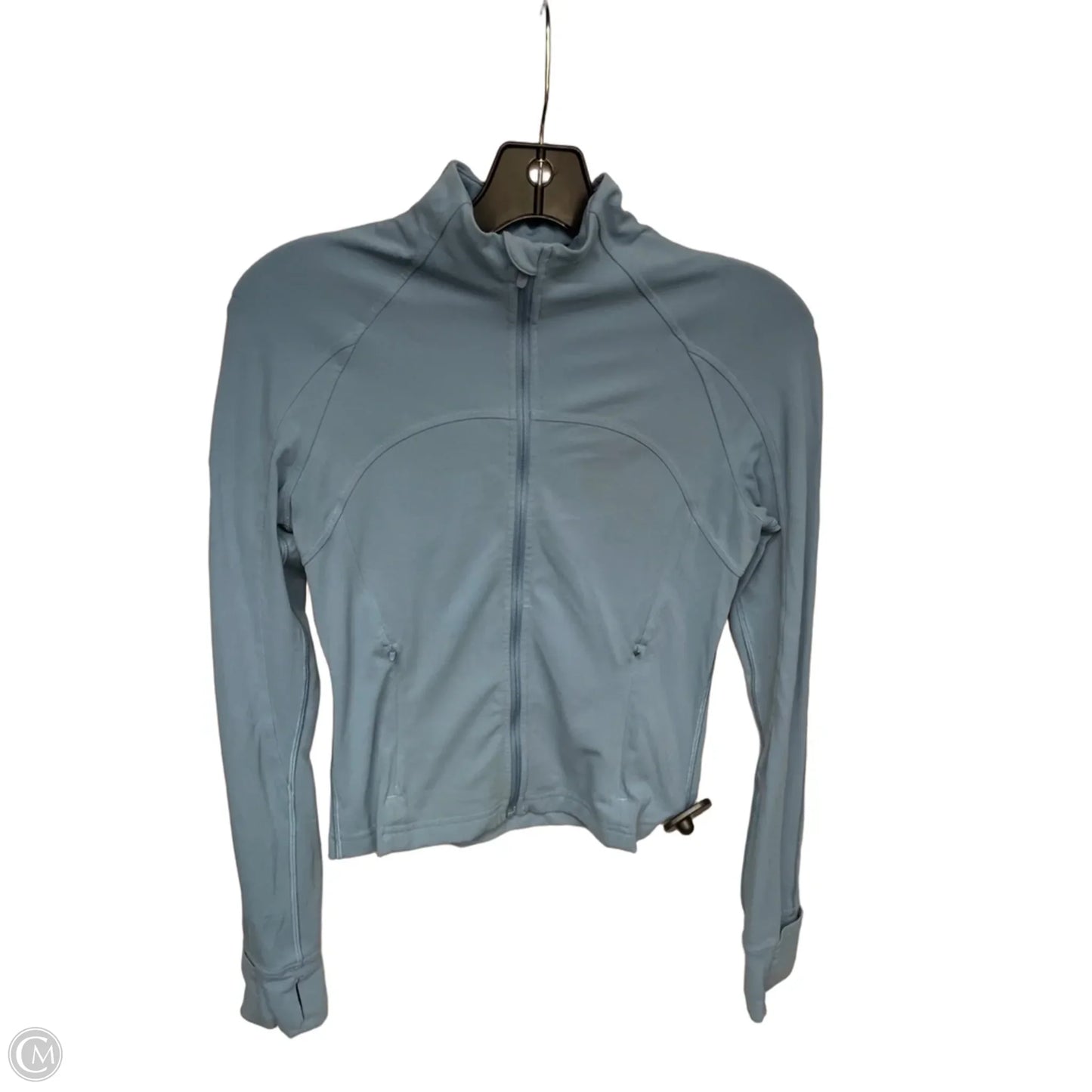 Athletic Jacket By Lululemon In Blue, Size: 6