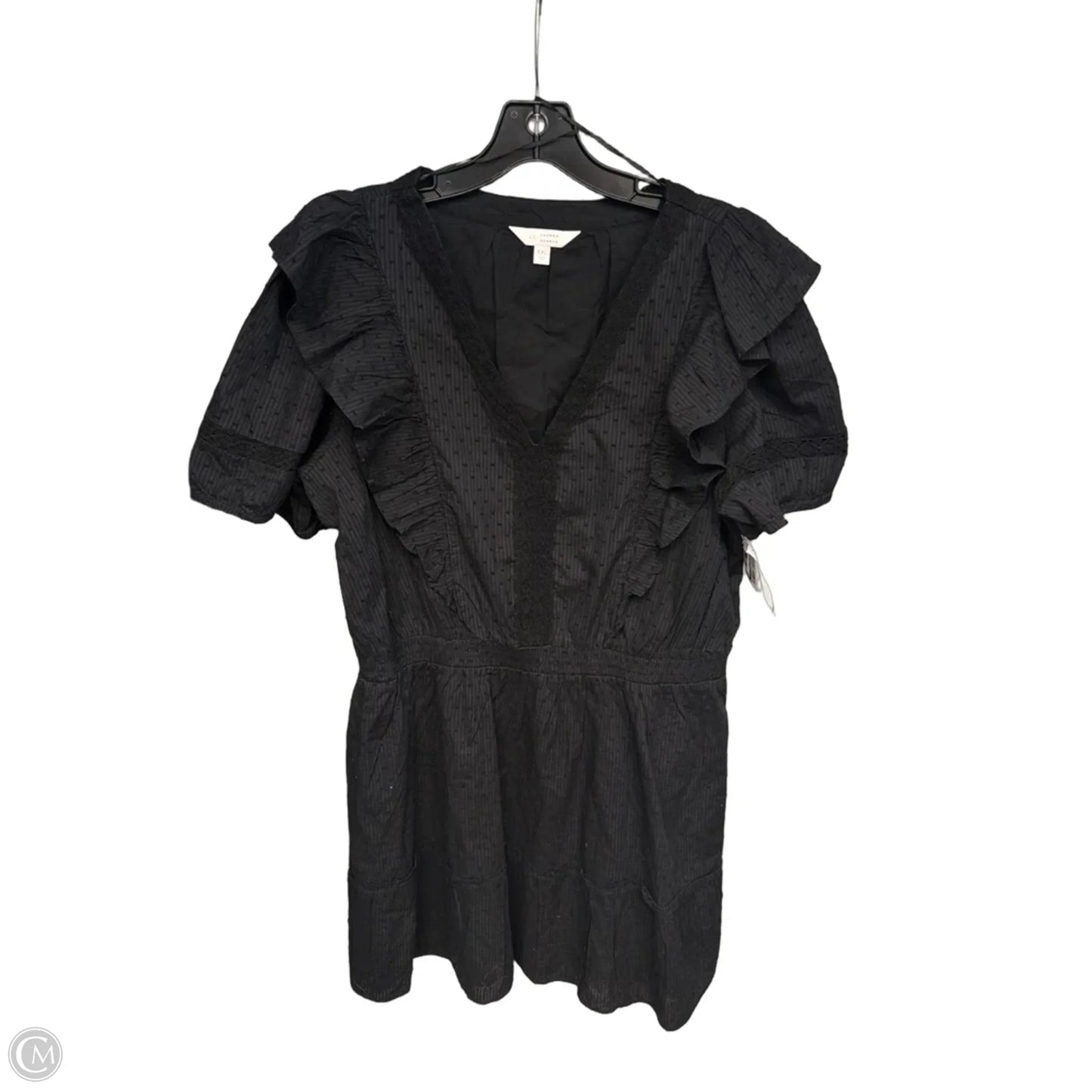 Dress Casual Short By Lc Lauren Conrad In Black, Size: Xxl