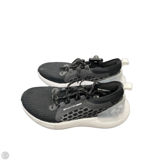Shoes Athletic By Under Armour In Black & White, Size: 8