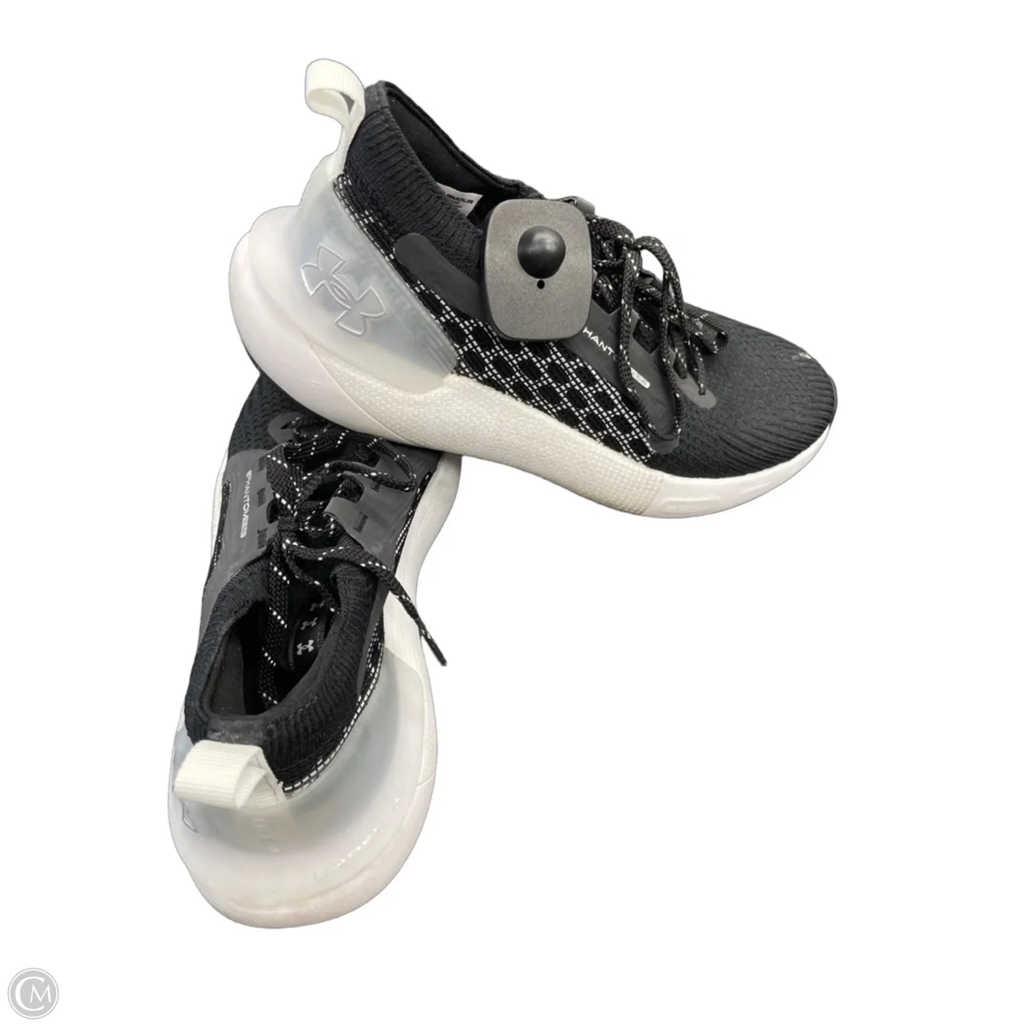 Shoes Athletic By Under Armour In Black & White, Size: 8