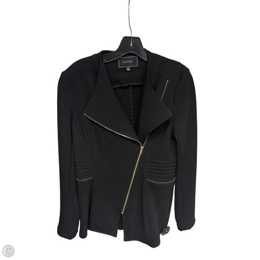 Blazer By Clothes Mentor In Black, Size: L