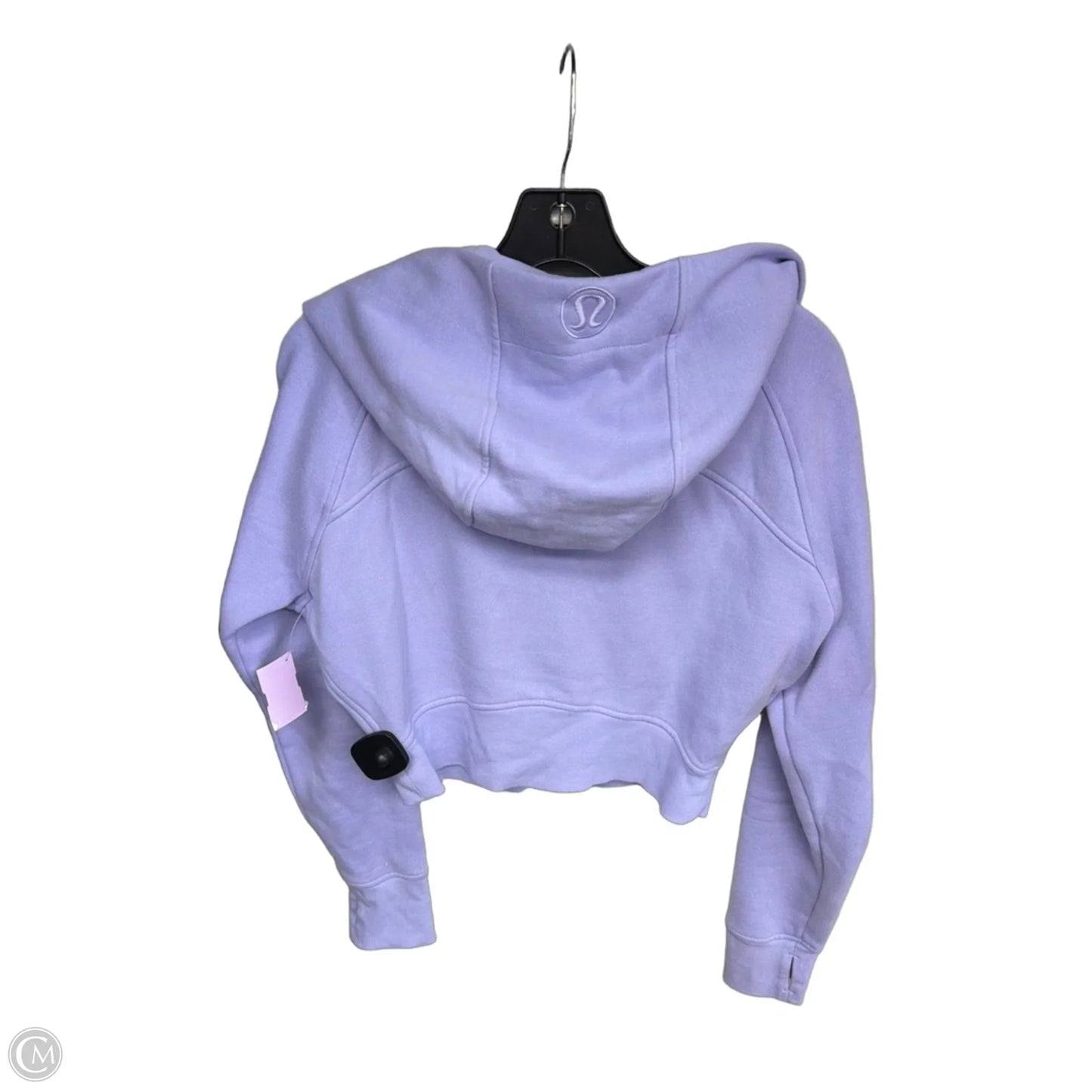 Athletic Sweatshirt Hoodie By Lululemon In Purple, Size: 8