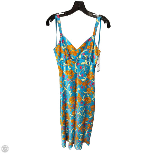 Dress Casual Maxi By Sofia By Sofia Vergara In Blue & Orange, Size: Xs