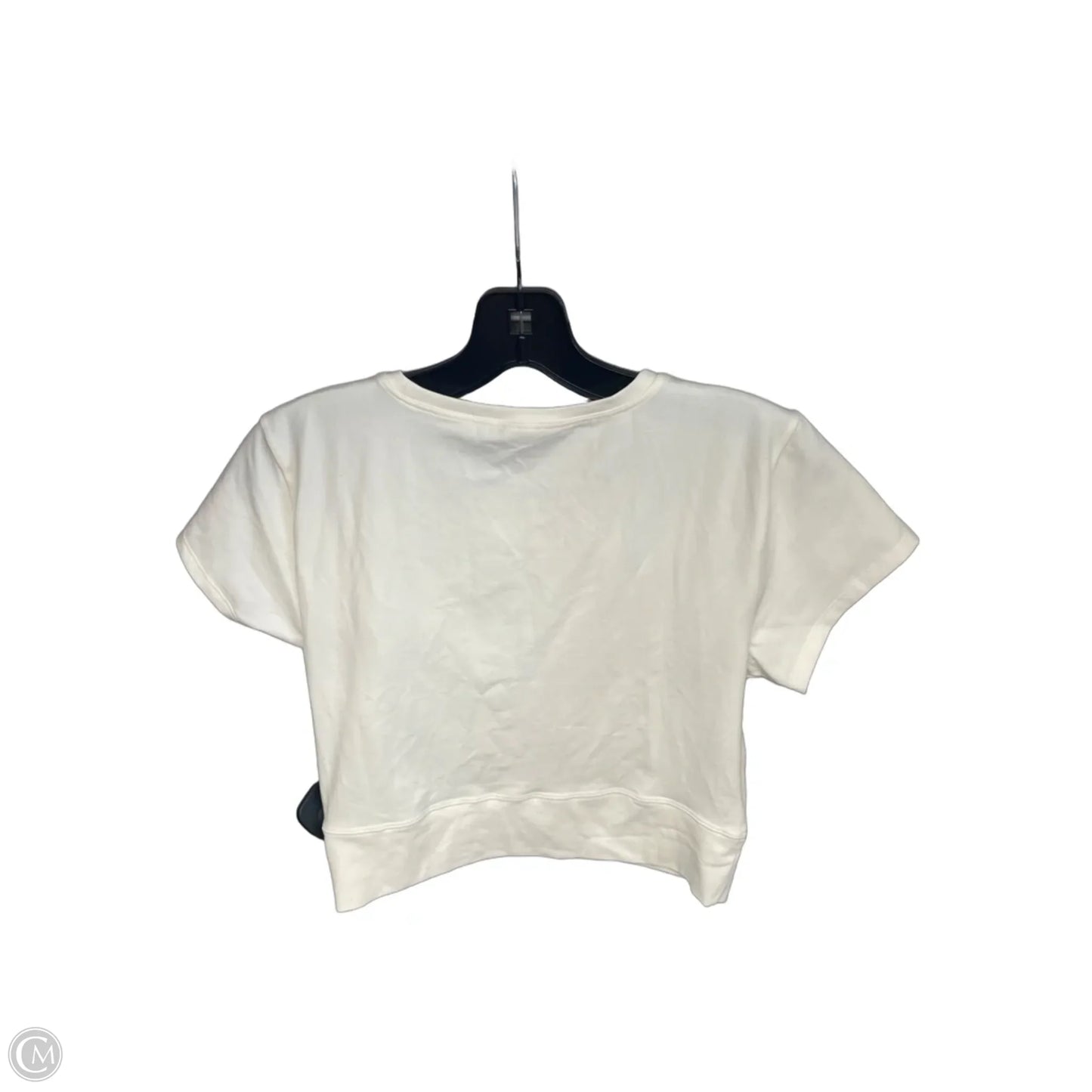 Athletic Top Short Sleeve By Old Navy In Cream, Size: M