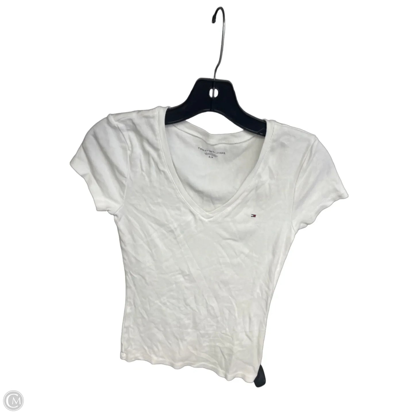 Top Short Sleeve Basic By Tommy Hilfiger In White, Size: S