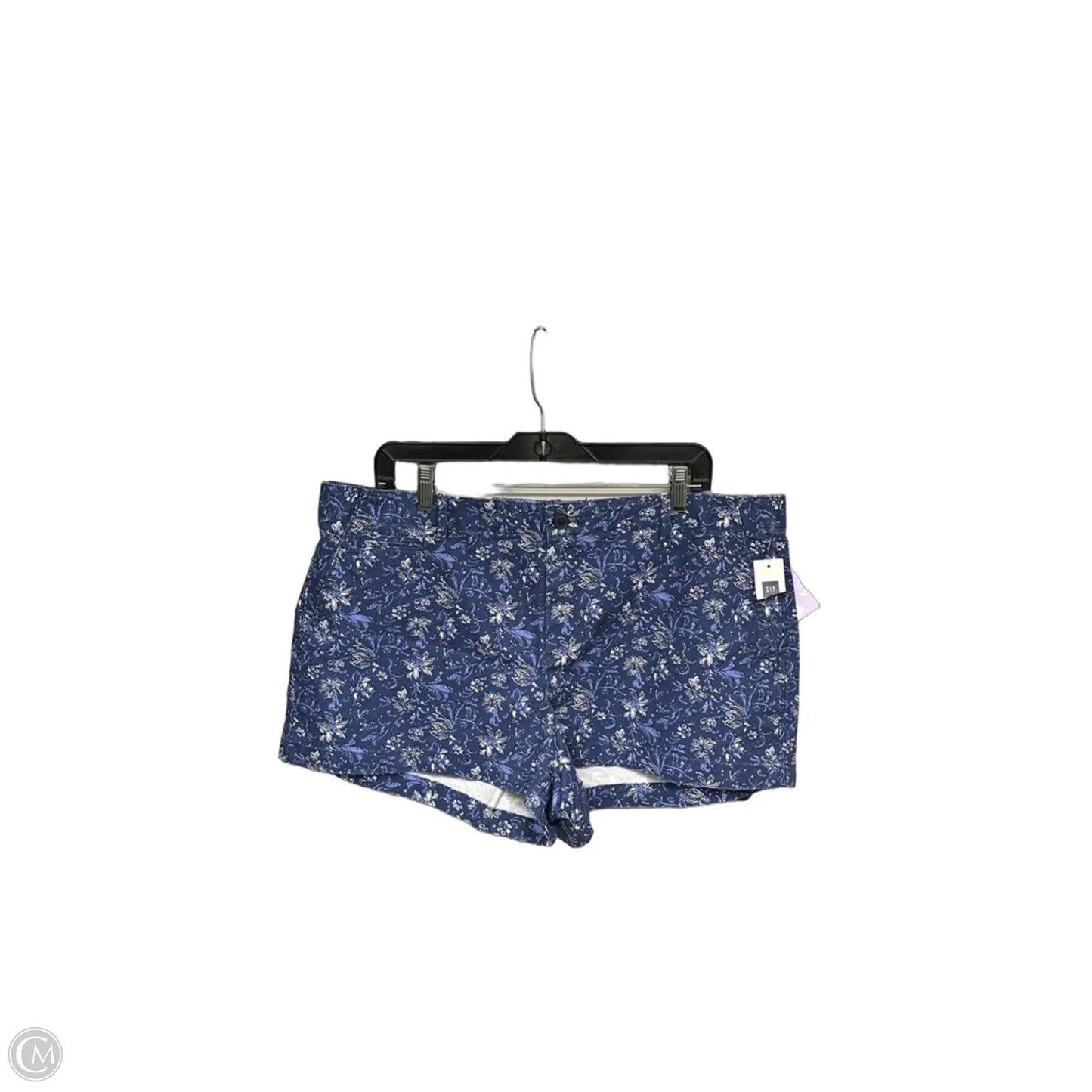 Shorts By Gap In Blue & White, Size: 16