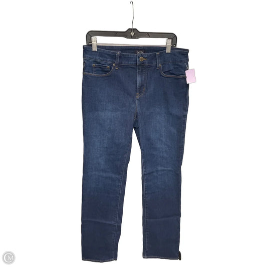 Jeans Straight By Not Your Daughters Jeans In Blue Denim, Size: 12
