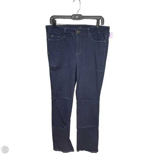 Jeans Straight By Not Your Daughters Jeans In Blue Denim, Size: 12