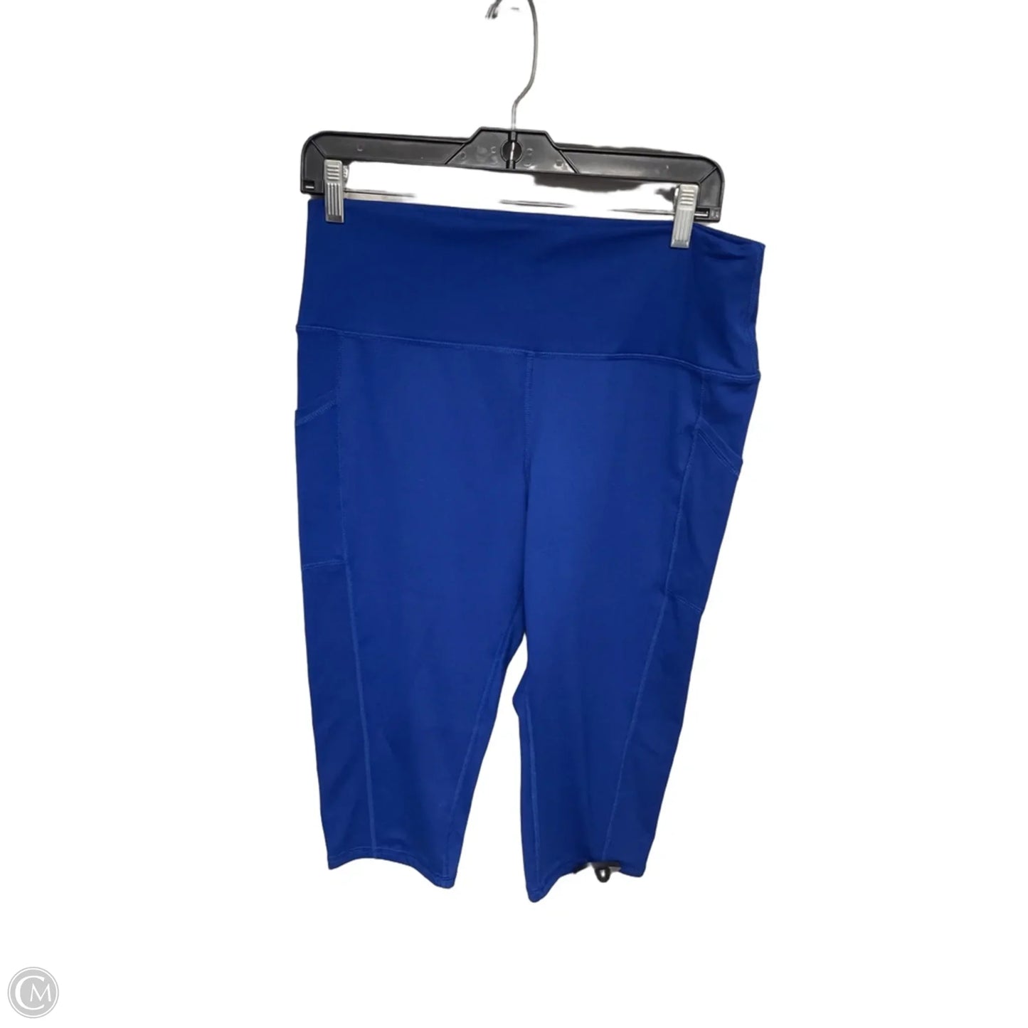 Athletic Capris By Clothes Mentor In Blue, Size: L